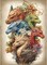 Dragon Diamond Painting Kit for Adults – 5D DIY Full Drill Colorful Dragon Diamond Art for Beginners, Crystal Rhinestone Diamond Dots Gem Craft Kit for Home Wall Decor, 12x16 Inch
